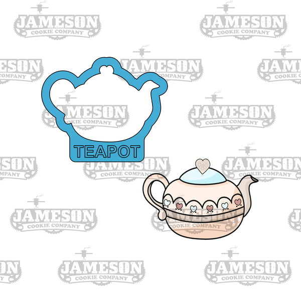 Tea Pot Cookie Cutter - Teapot - Tea Party Theme