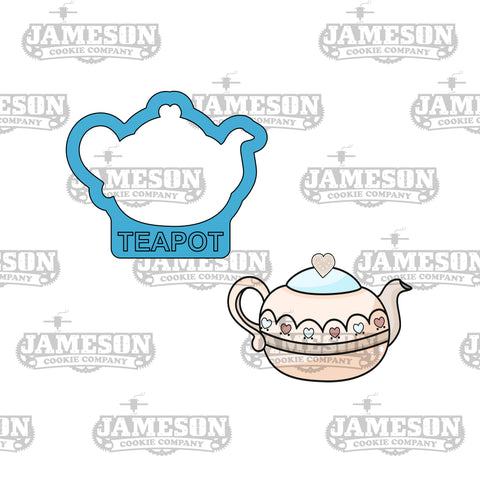 Tea Pot Cookie Cutter - Teapot - Tea Party Theme