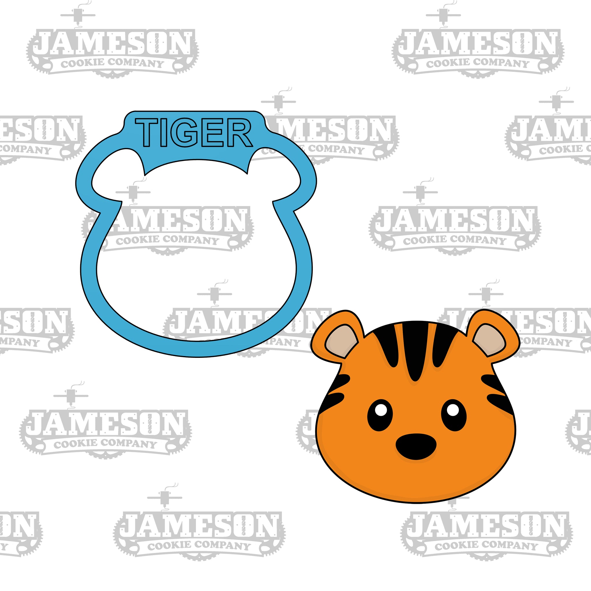 Tiger Cookie Cutter - Animal Face - Animal Head