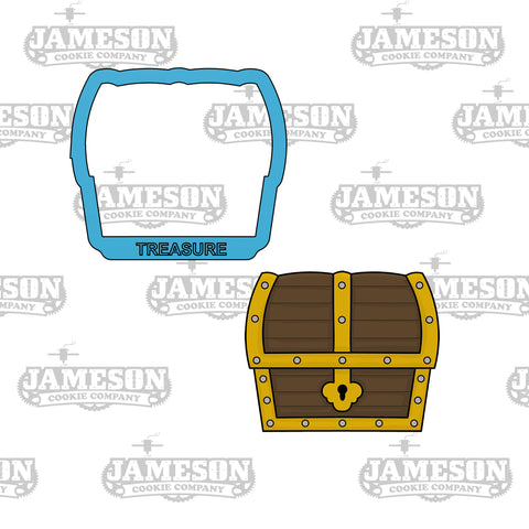 Treasure Chest Cookie Cutter - Pirate - Birthday Theme