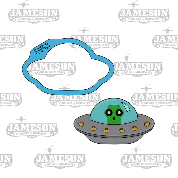 UFO Space Ship Cookie Cutter, Flying Saucer, Alien Ship