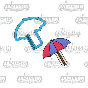 Beach Umbrella Cookie Cutter - Summer Theme
