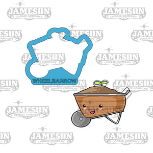 Wheelbarrow Cookie Cutter - Garden Theme, Gardening Theme