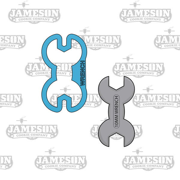 Wrench Cookie Cutter - Tool or Toolbox Theme