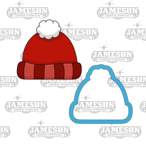 Winter Hat Cookie Cutter - Beanie Cookie Cutter - Christmas Cookie Cutter