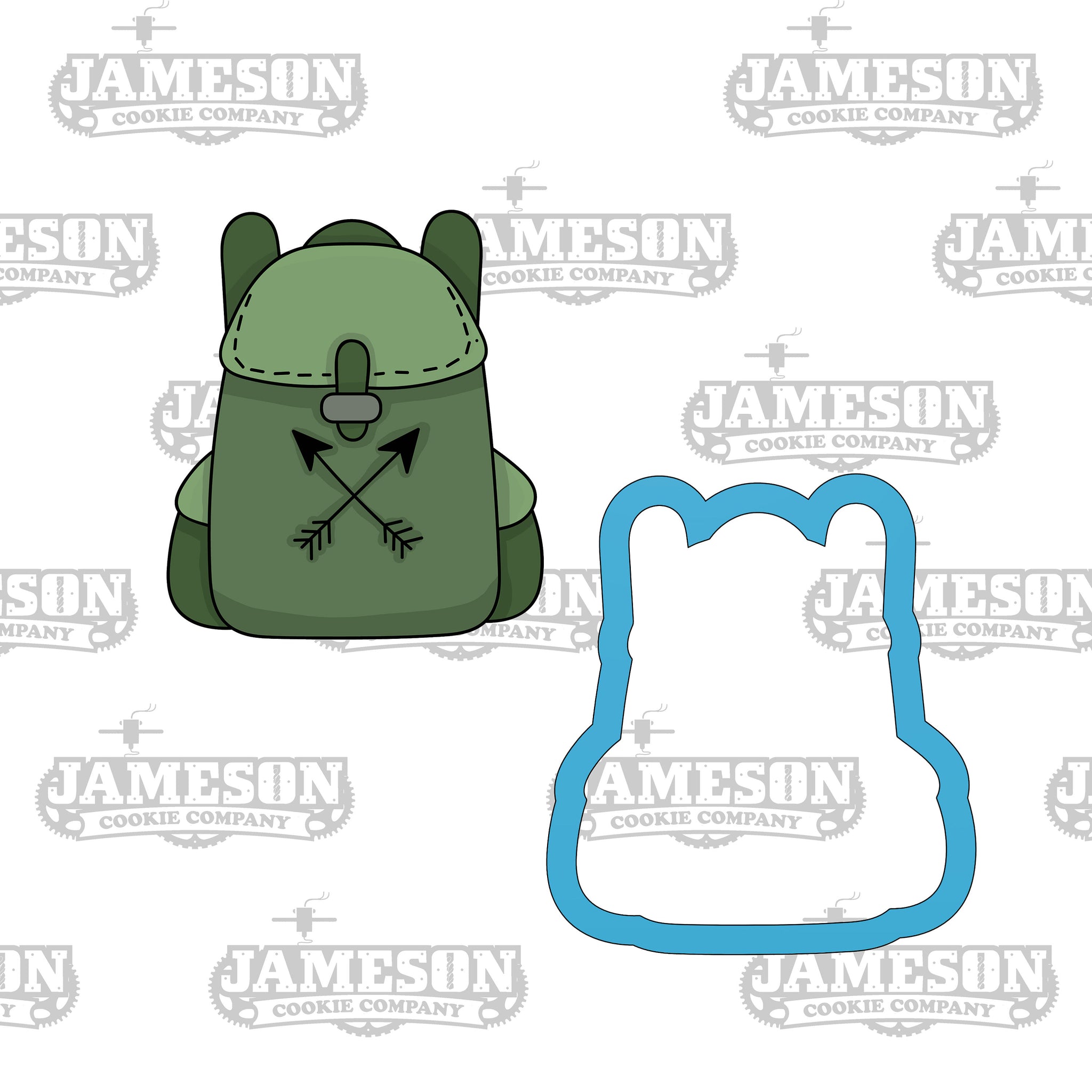 Camping Backpack Cookie Cutter - Backpacking - School Backpack