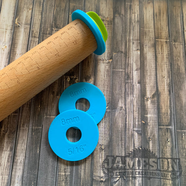 Rolling Pin Guide Set - Compatible with Joseph Rolling Pins