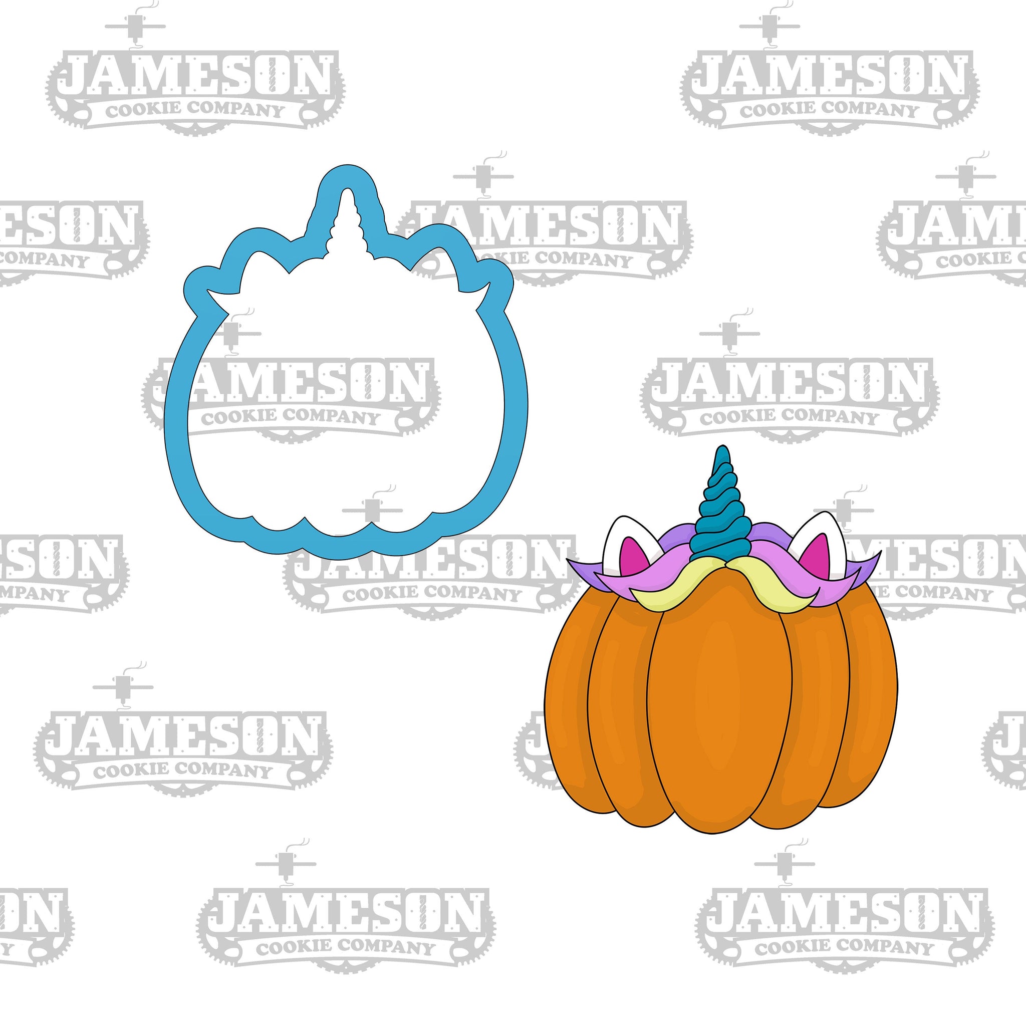 Unicorn Pumpkin Cookie Cutter - Fall - Halloween